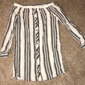 Black & White Stripped Dress